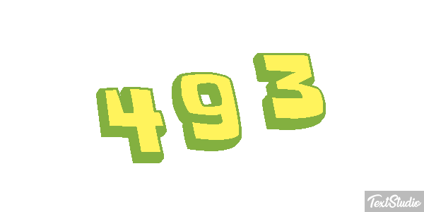 493 Текстовый эффект