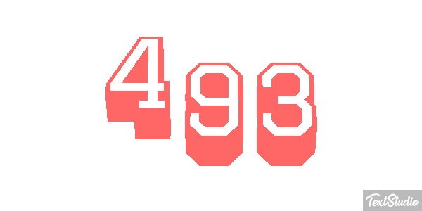 493 Текстовый эффект