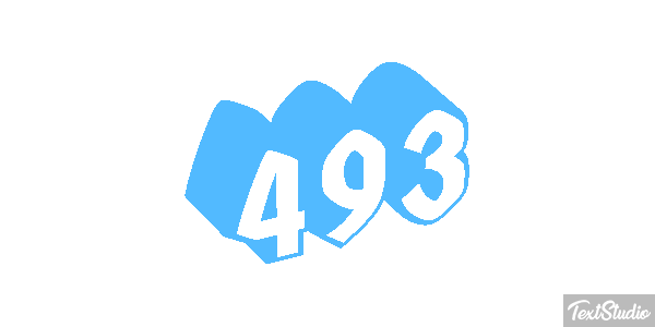 493 Текстовый эффект