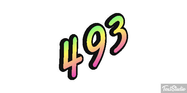 493 Текстовый эффект