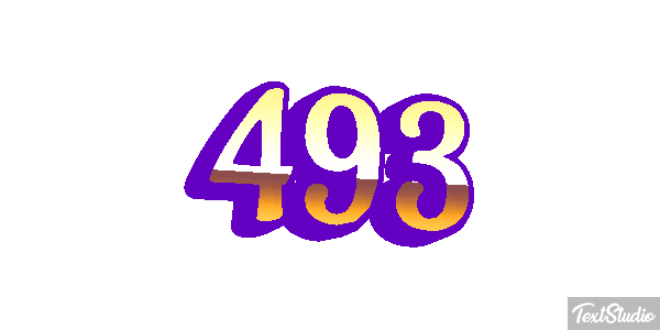 493 Текстовый эффект