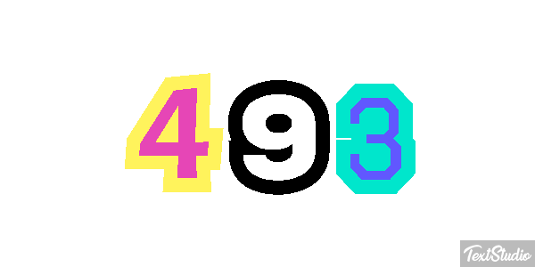 493 Текстовый эффект