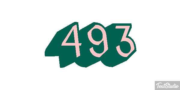 493 Текстовый эффект