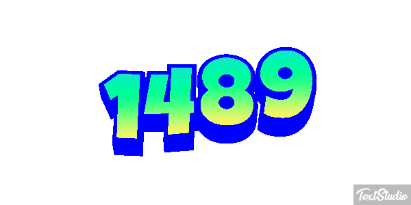 1489 Efekt tekstowy