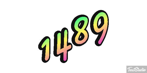1489 Efekt tekstowy