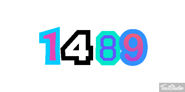 1489 Efekt tekstowy