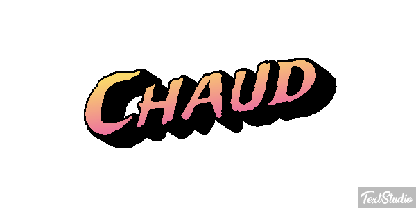Chaud Text effect