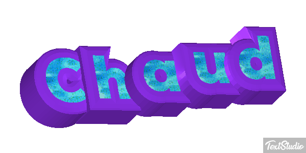 Chaud Text effect