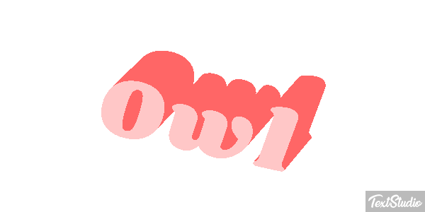 Owl Tekst effect