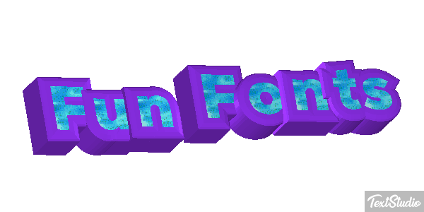 Fun Fonts Text effect