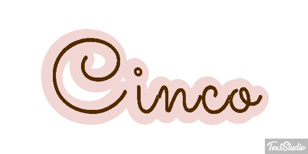 Cinco Text effect