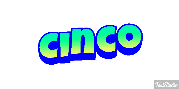 Cinco Text effect