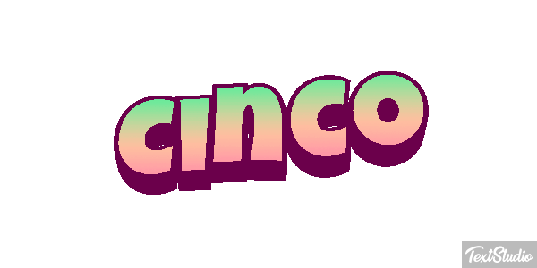 Cinco Text effect