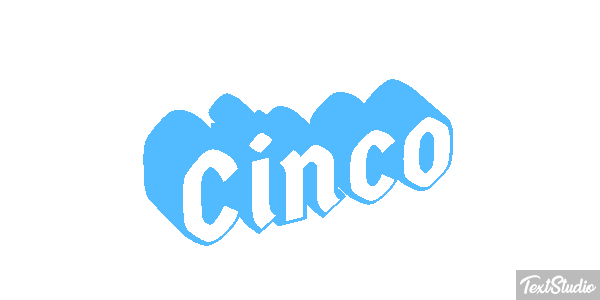 Cinco Text effect