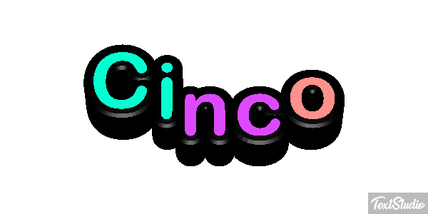 Cinco Text effect