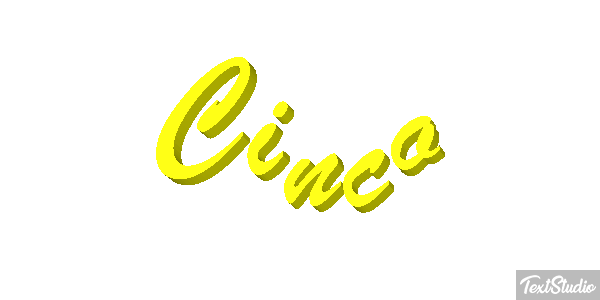 Cinco Text effect