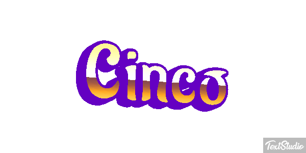 Cinco Text effect