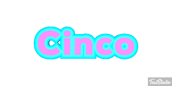 Cinco Text effect