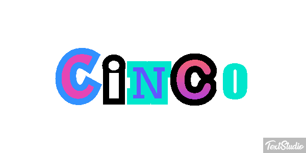Cinco Text effect
