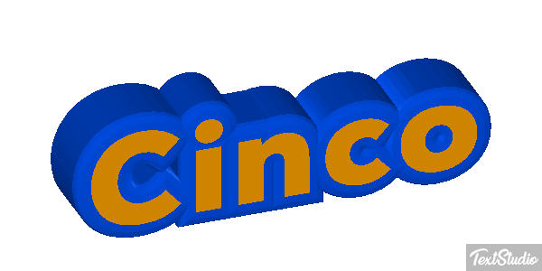 Cinco Text effect