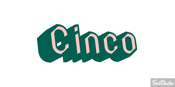 Cinco Text effect