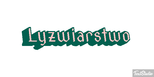 Łyżwiarstwo Efekt tekstowy