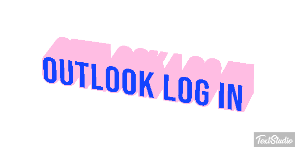 Outlook Log In Efeito do texto