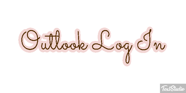 Outlook Log In Efeito do texto