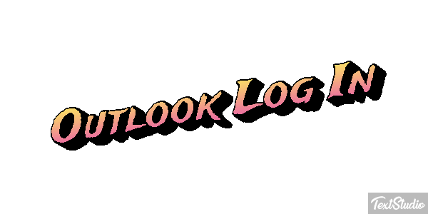 Outlook Log In Efeito do texto