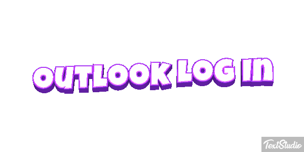 Outlook Log In Efeito do texto