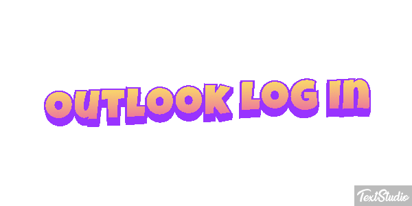 Outlook Log In Efeito do texto
