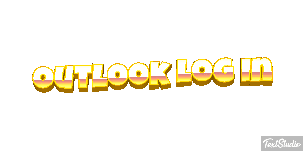 Outlook Log In Efeito do texto