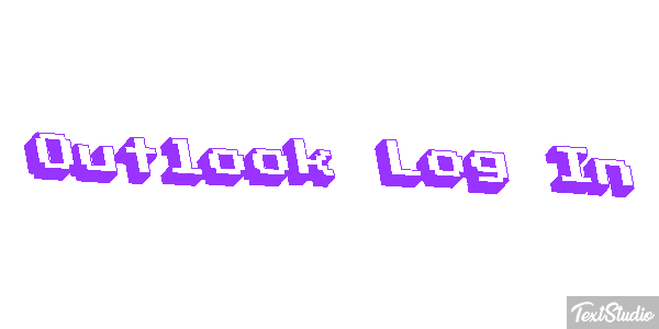 Outlook Log In Efeito do texto