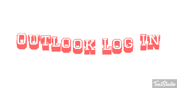 Outlook Log In Efeito do texto
