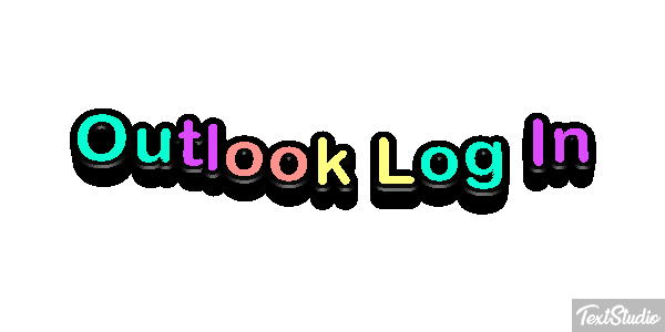 Outlook Log In Efeito do texto
