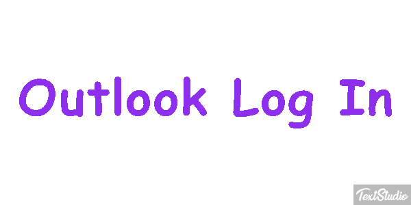 Outlook Log In Efeito do texto