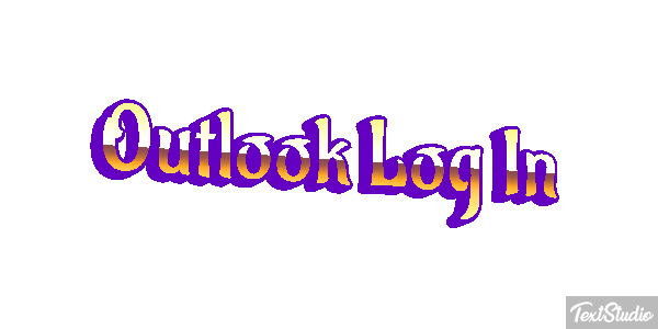 Outlook Log In Efeito do texto