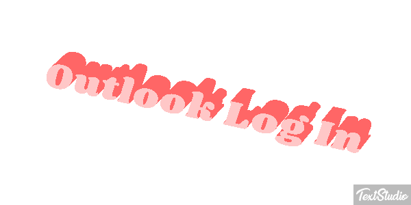 Outlook Log In Efeito do texto