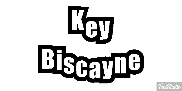 Key Biscayne Tekst effect