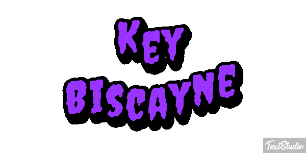 Key Biscayne Tekst effect