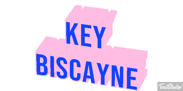 Key Biscayne Tekst effect