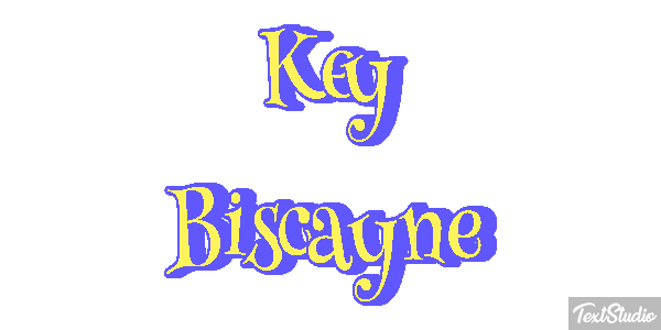 Key Biscayne Tekst effect