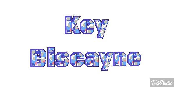 Key Biscayne Tekst effect