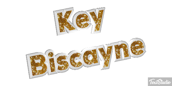 Key Biscayne Tekst effect