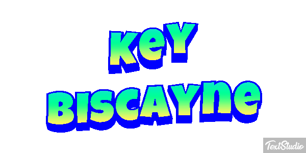 Key Biscayne Tekst effect