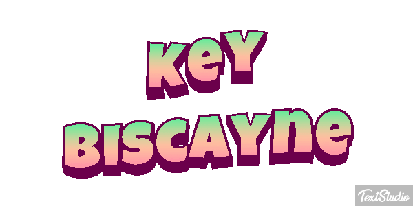Key Biscayne Tekst effect