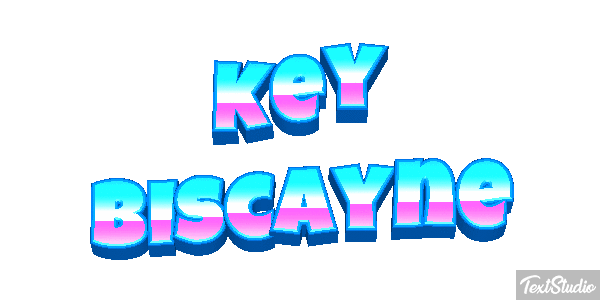 Key Biscayne Tekst effect