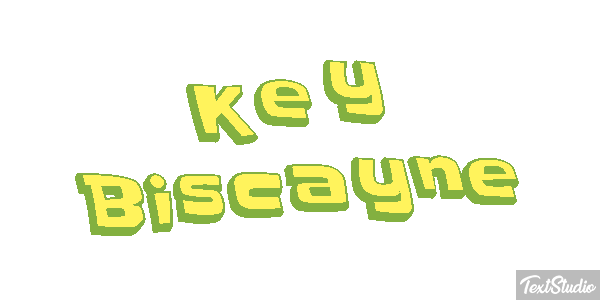 Key Biscayne Tekst effect