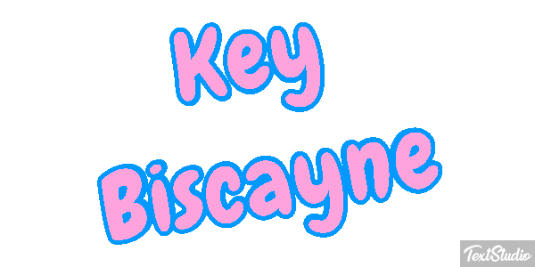 Key Biscayne Tekst effect