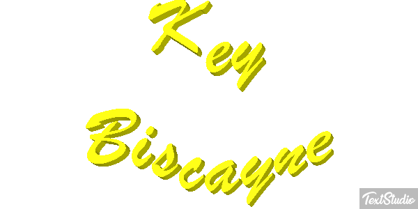 Key Biscayne Tekst effect